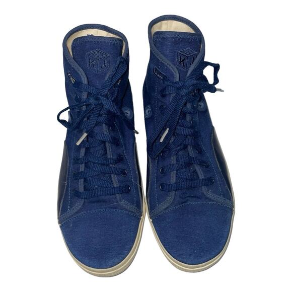 Umbro by Kim Jones Blue Canvas High Top Sneakers    Size: 8M - Picture 2 of 8